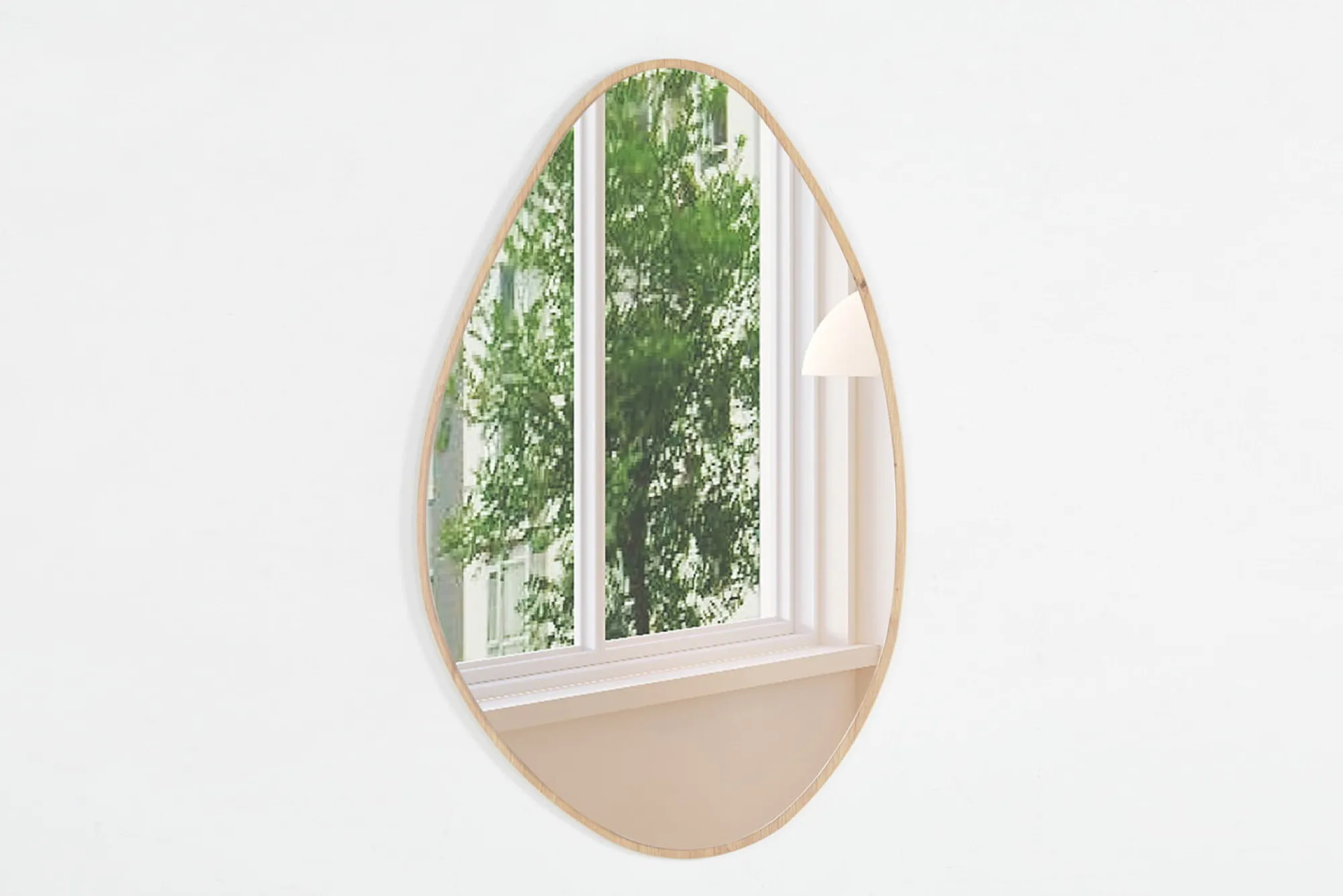 Spiegels^Huisenthuis Spiegel Pauline Eiken 80×50 cm