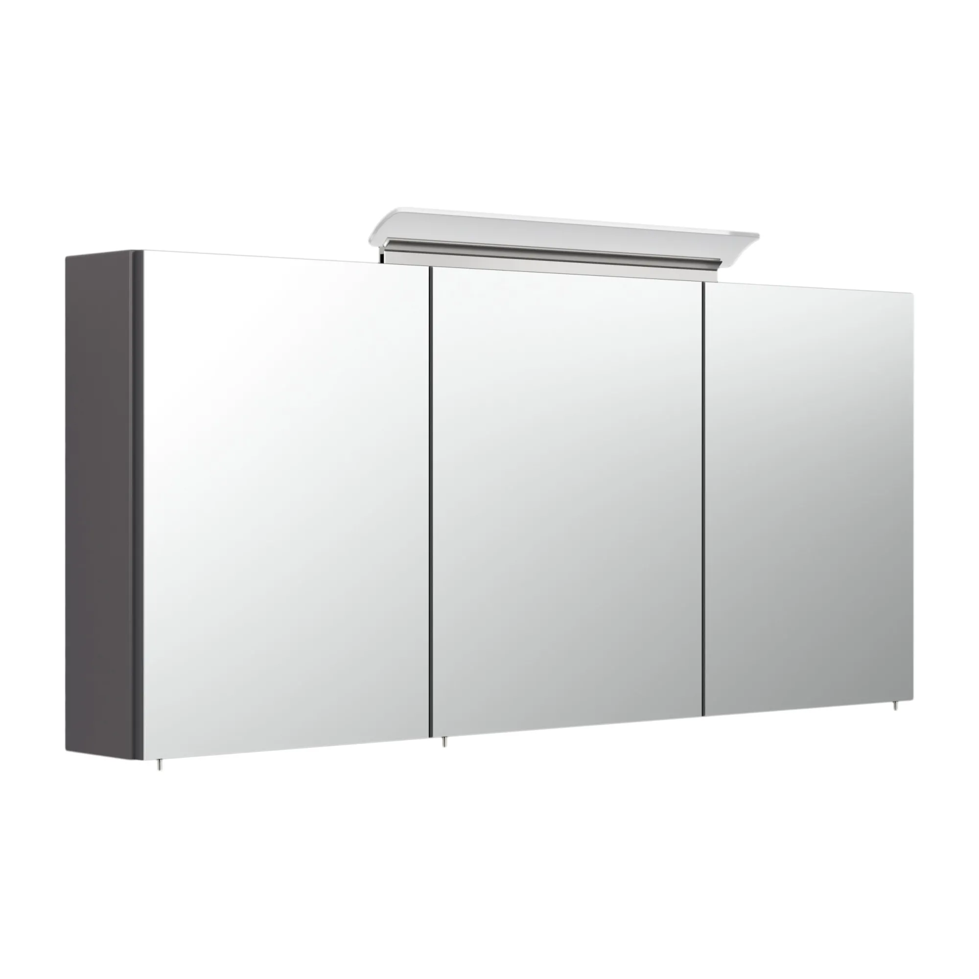 Spiegelkasten^Huisenthuis Spiegelkast Aron 140 cm Antraciet