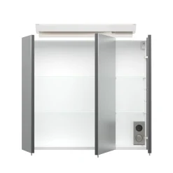 Spiegelkasten^Huisenthuis Spiegelkast Aron 70 cm Antraciet