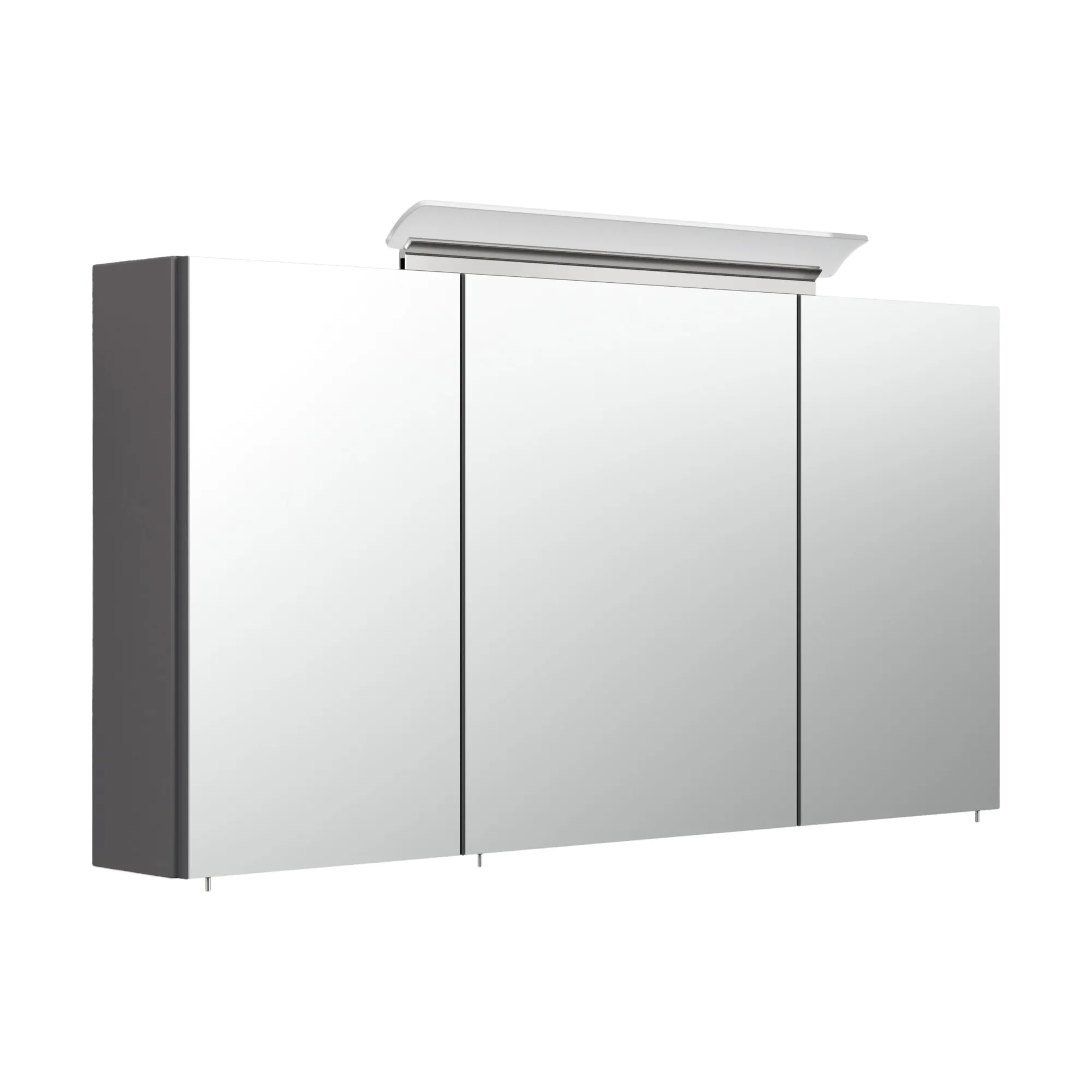 Spiegelkasten^Huisenthuis Spiegelkast Aron 120 cm Antraciet