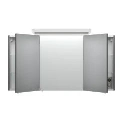 Spiegelkasten^Huisenthuis Spiegelkast Aron 120 cm Antraciet