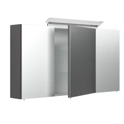 Spiegelkasten^Huisenthuis Spiegelkast Aron 120 cm Antraciet
