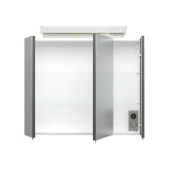 Spiegelkasten^Huisenthuis Spiegelkast Aron 75 cm Antraciet