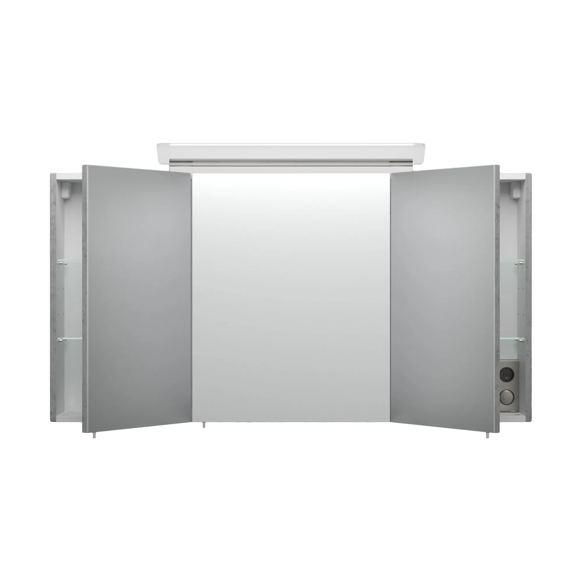 Spiegelkasten^Huisenthuis Spiegelkast Aron 120 cm Beton