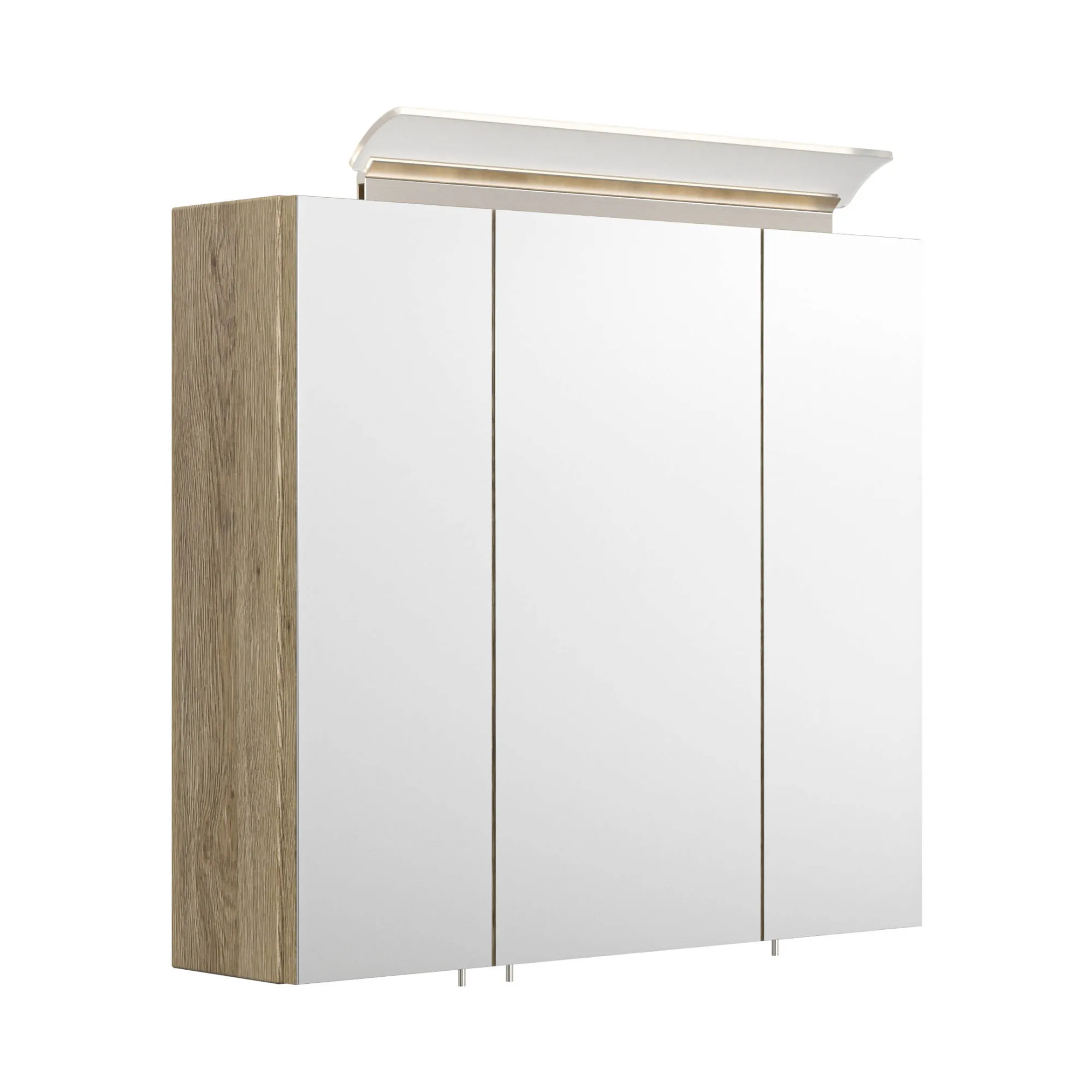 Spiegelkasten^Huisenthuis Spiegelkast Aron 70 cm Eiken