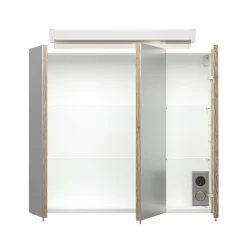 Spiegelkasten^Huisenthuis Spiegelkast Aron 70 cm Eiken