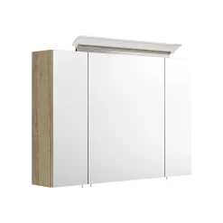Spiegelkasten^Huisenthuis Spiegelkast Aron 90 cm Eiken