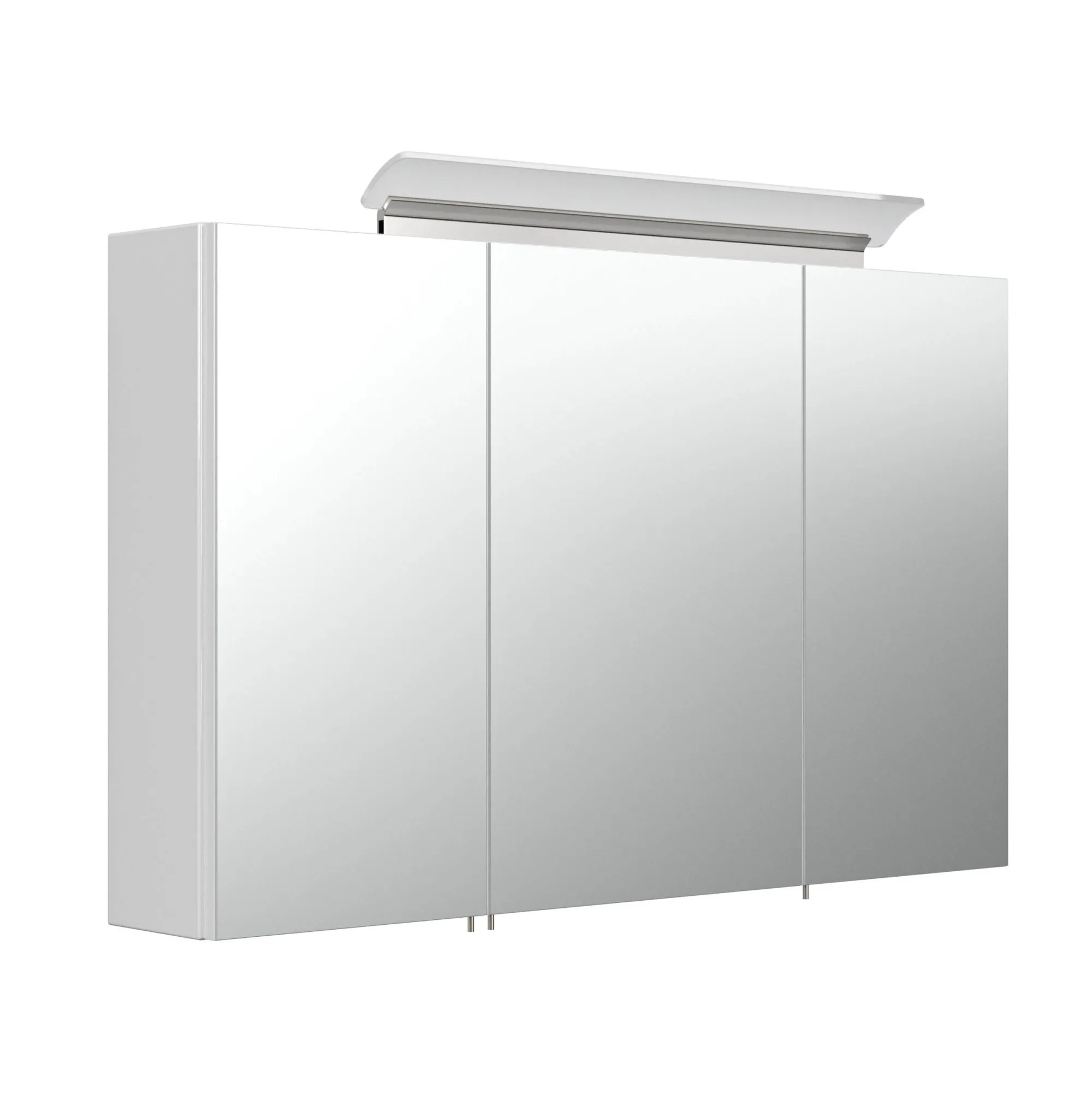 Spiegelkasten^Huisenthuis Spiegelkast Aron 100 cm Wit