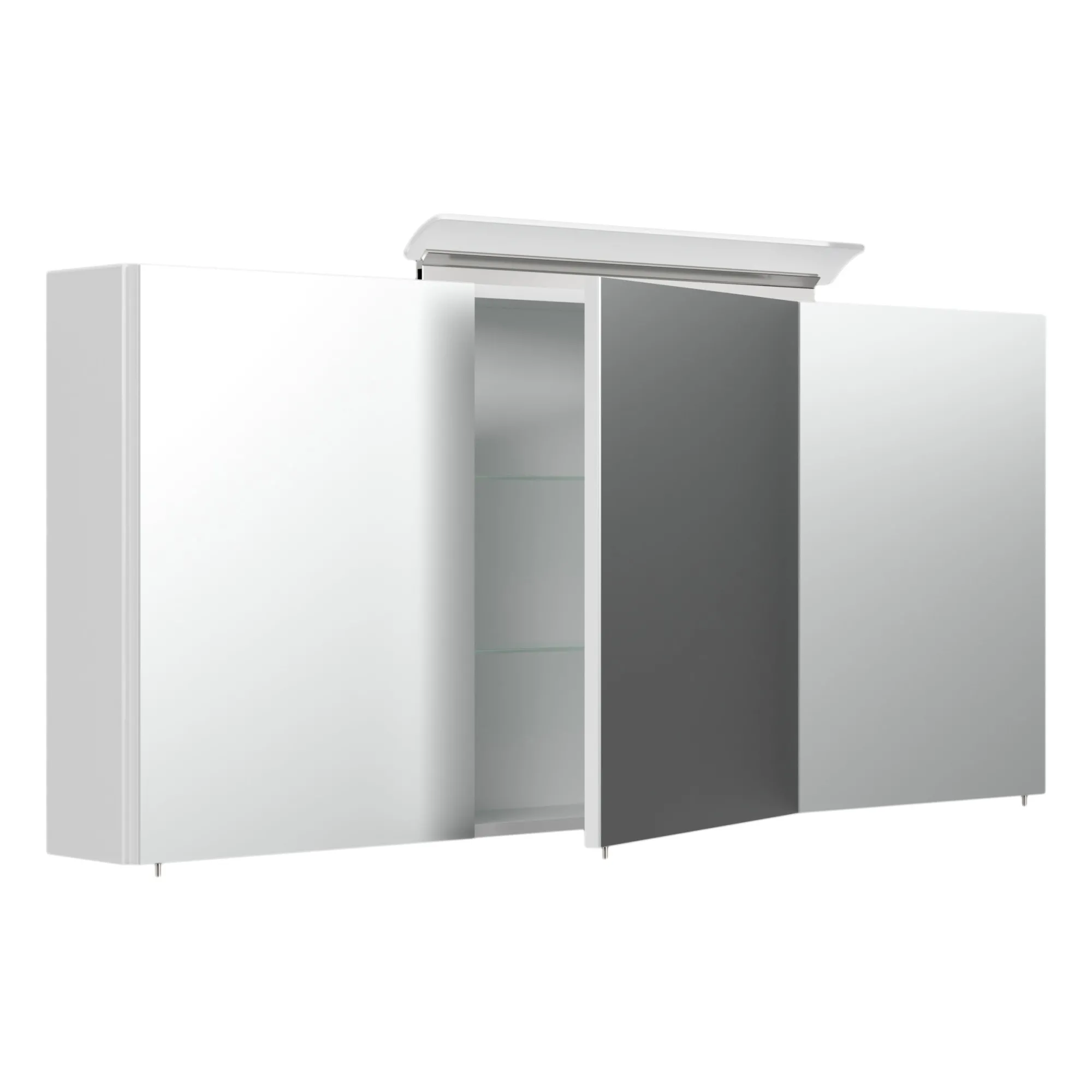 Spiegelkasten^Huisenthuis Spiegelkast Aron 140 cm Wit