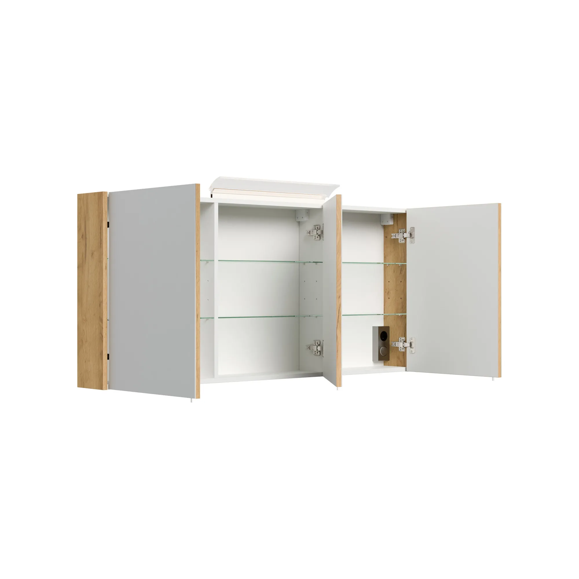 Spiegelkasten^Huisenthuis Spiegelkast Calais 140 cm Eiken