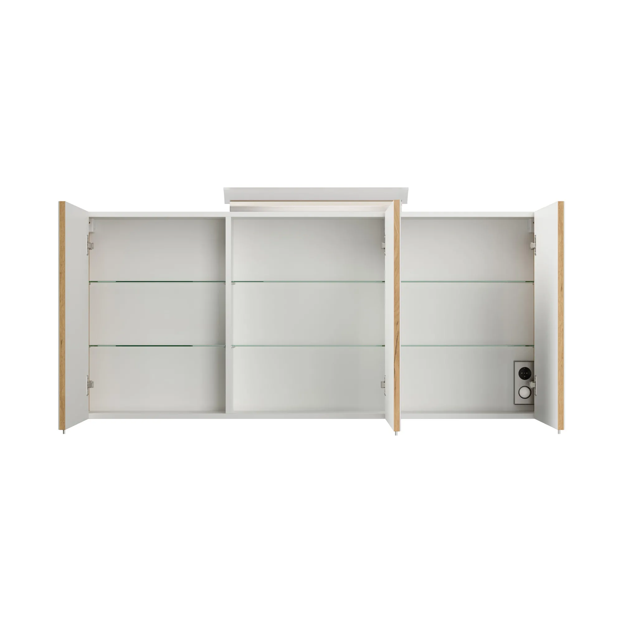 Spiegelkasten^Huisenthuis Spiegelkast Calais 140 cm Eiken