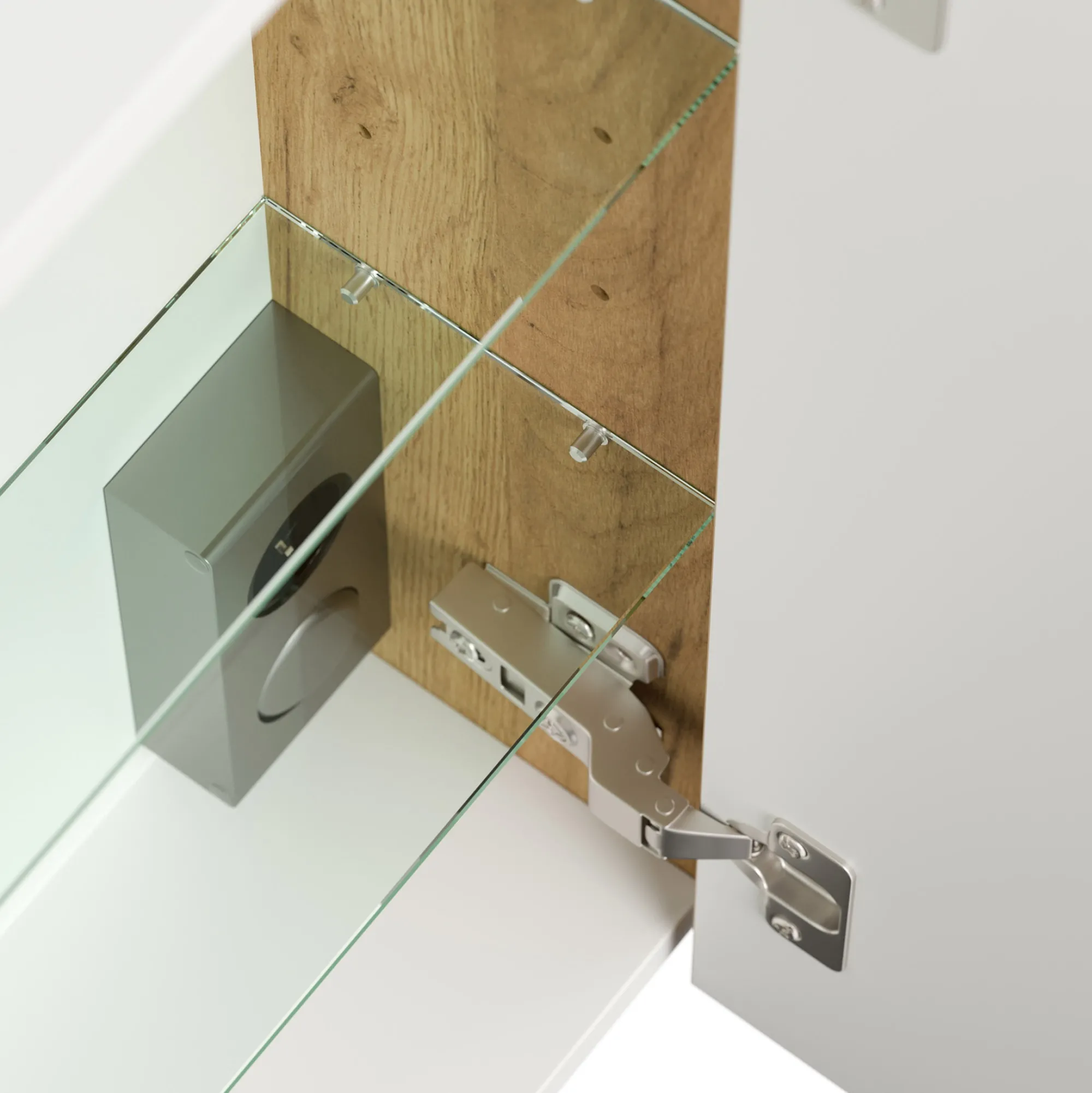 Spiegelkasten^Huisenthuis Spiegelkast Calais 60 cm Eiken