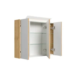 Spiegelkasten^Huisenthuis Spiegelkast Calais 80 cm Eiken