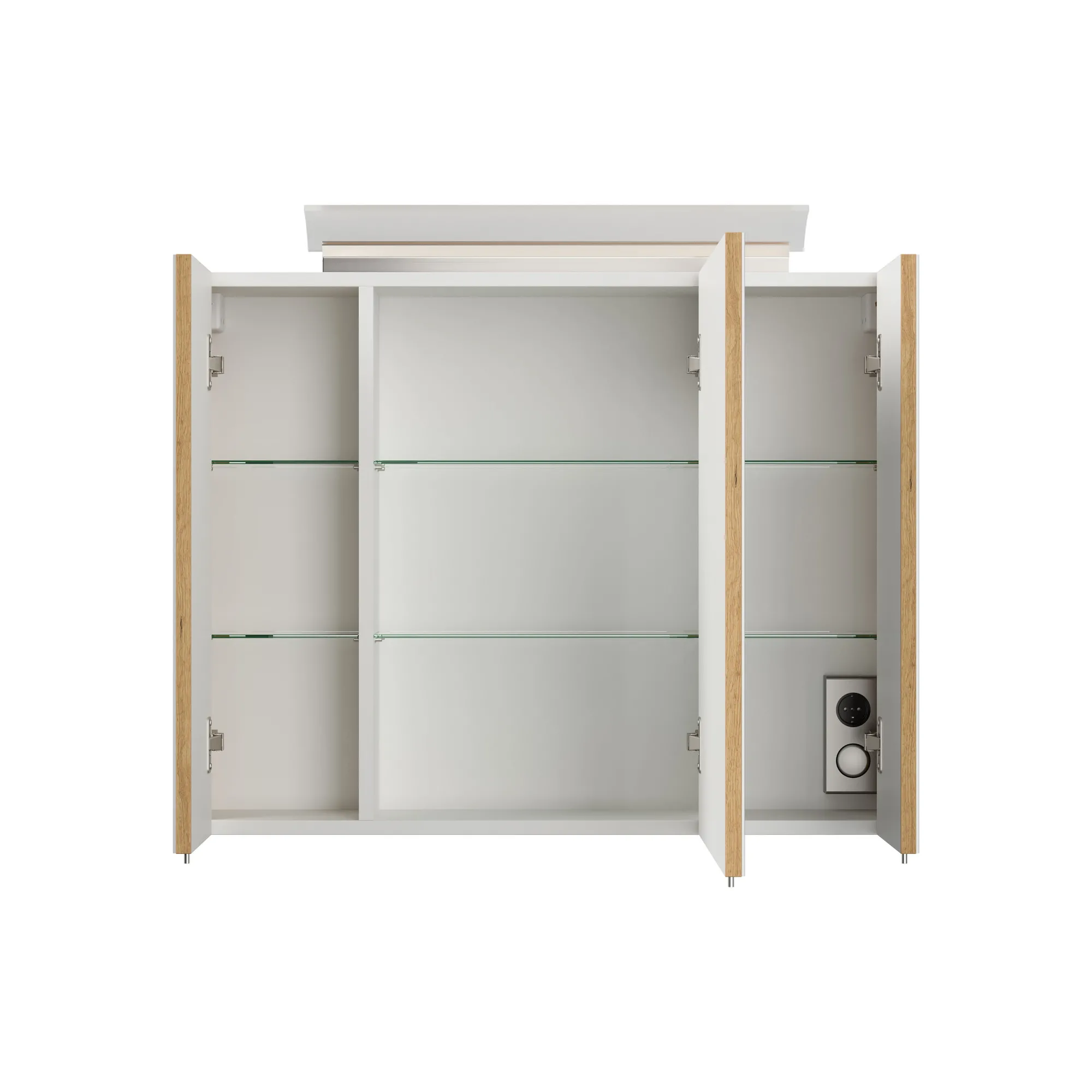 Spiegelkasten^Huisenthuis Spiegelkast Calais 80 cm Eiken