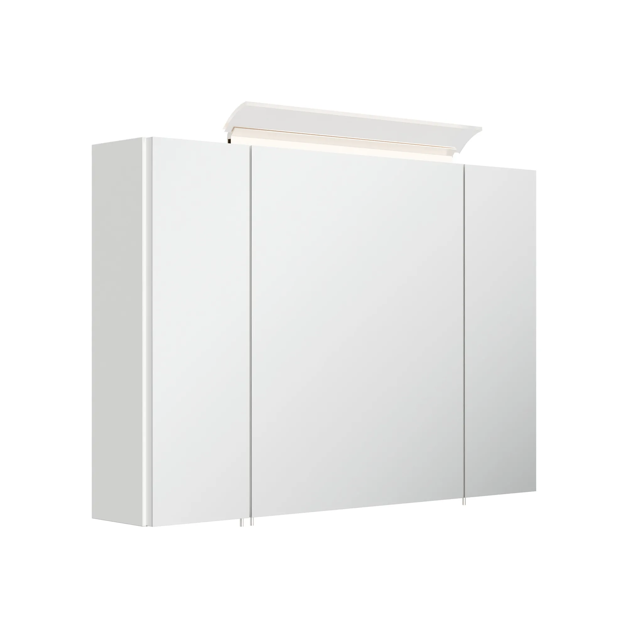 Spiegelkasten^Huisenthuis Spiegelkast Calais Hoogglans 90 cm Wit