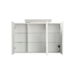 Spiegelkasten^Huisenthuis Spiegelkast Calais Hoogglans 100 cm Wit