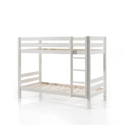 Kinderbedden^Huisenthuis Stapelbed Charlie Halfhoog Wit