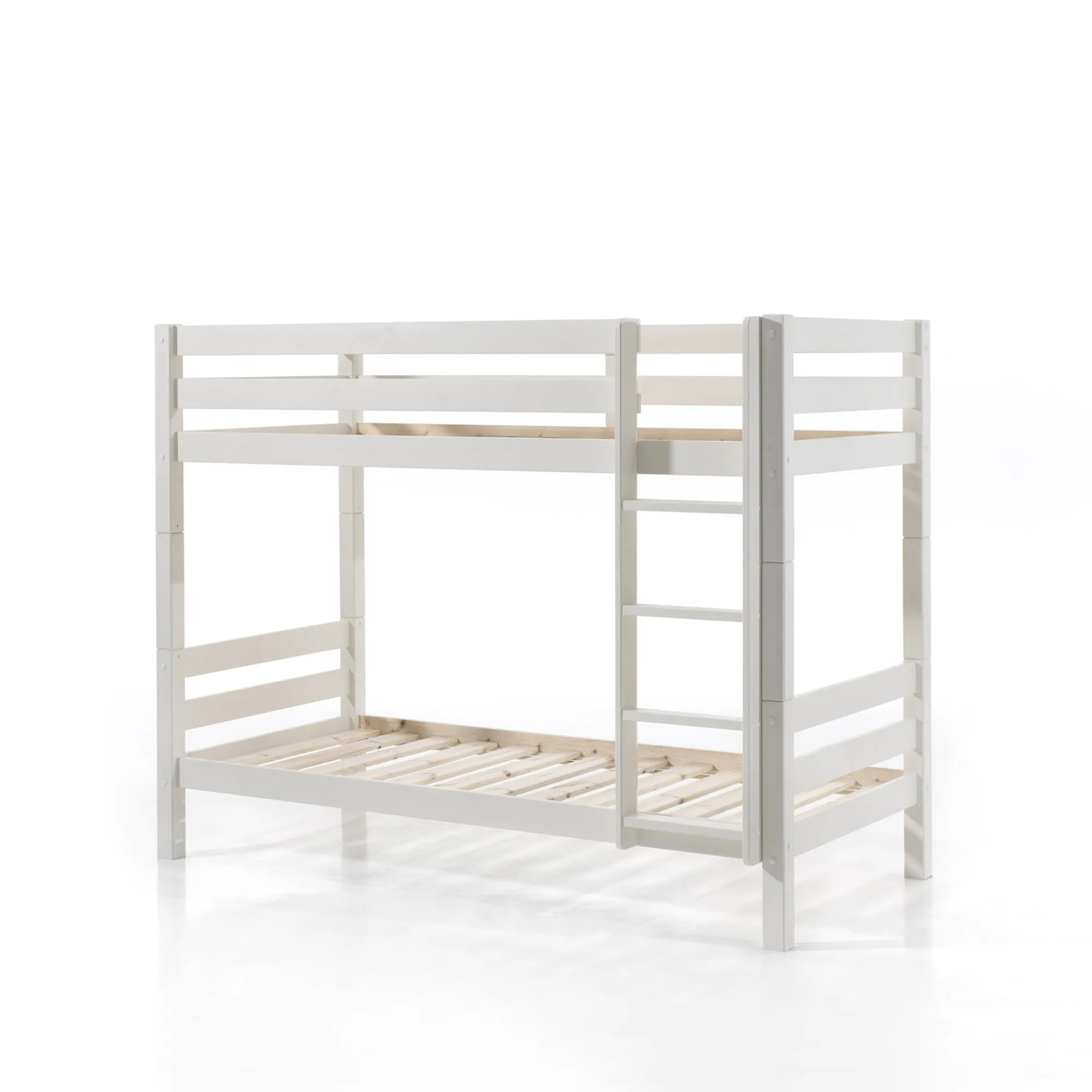 Kinderbedden^Huisenthuis Stapelbed Charlie Halfhoog Wit