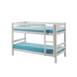 Kinderbedden^Huisenthuis Stapelbed Charlie Laag Wit