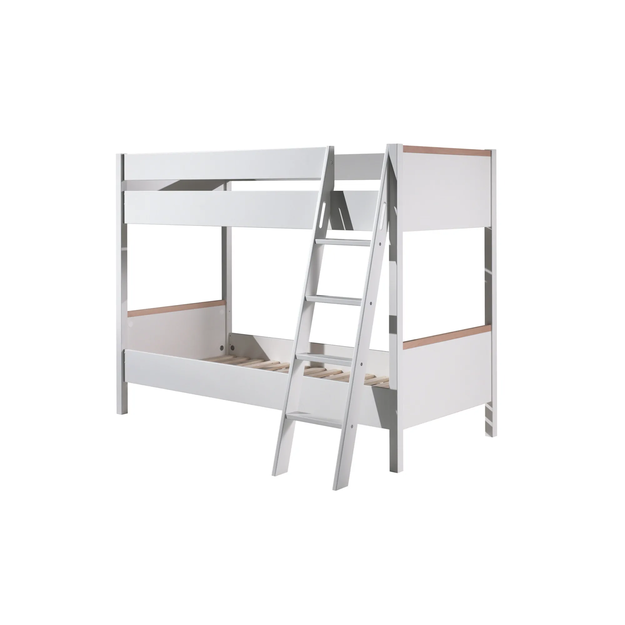 Kinderbedden^Huisenthuis Stapelbed Dex Grenen 90×200 cm Wit