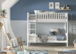 Kinderbedden^Huisenthuis Stapelbed Jonas Wit
