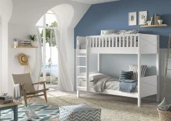 Kinderbedden^Huisenthuis Stapelbed Jonas Wit