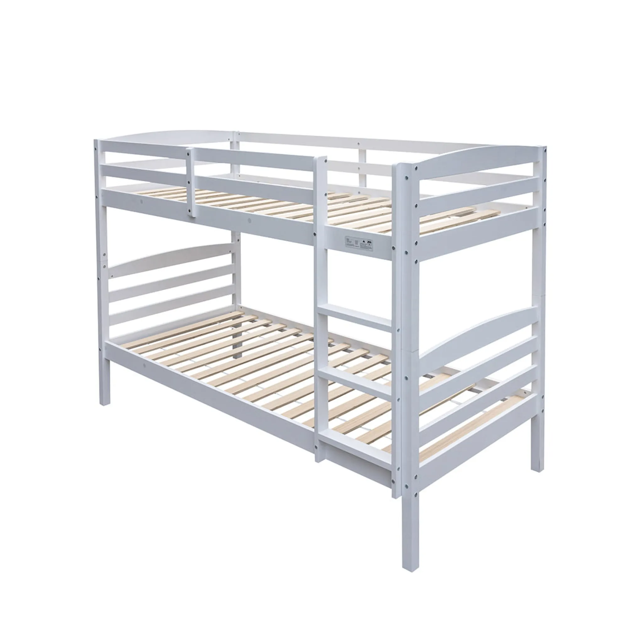 Kinderbedden^Huisenthuis Stapelbed Ravi Wit 90×200 cm Grenen