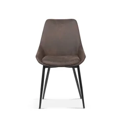 Eetkamerstoelen^Huisenthuis Stoel Bern – Set van 2 Bruin