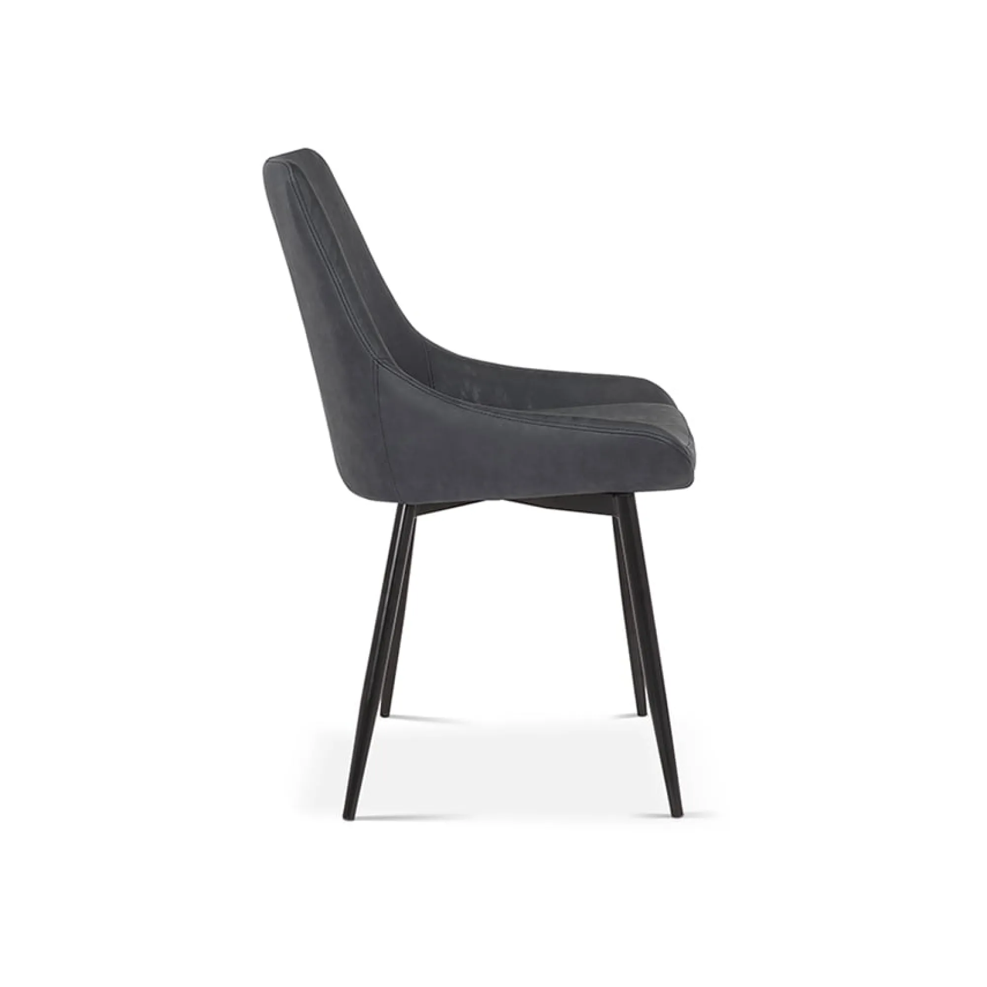 Eetkamerstoelen^Huisenthuis Stoel Bern Donkergrijs