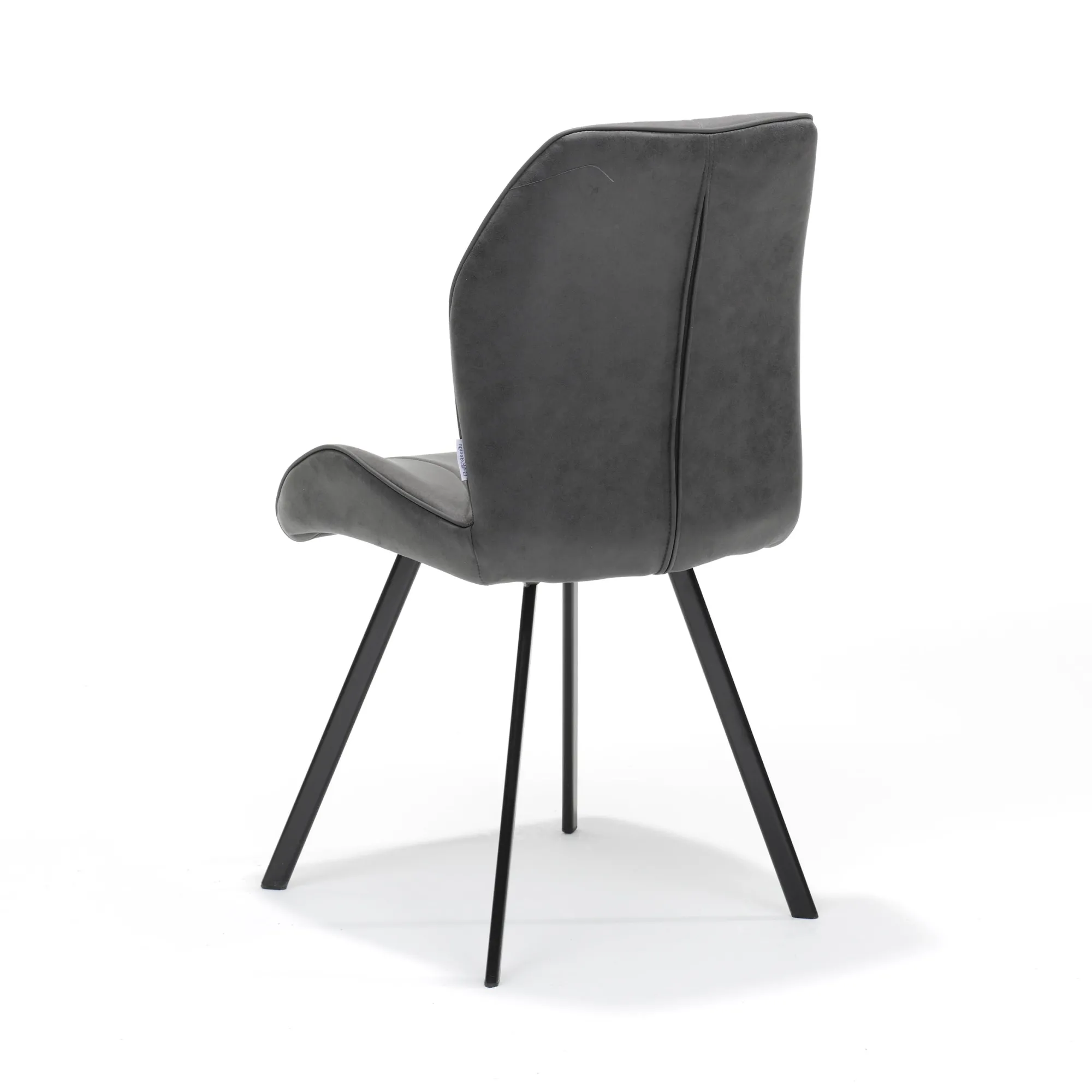 Eetkamerstoelen^Huisenthuis Stoel Brenda – Set van 4 Antraciet