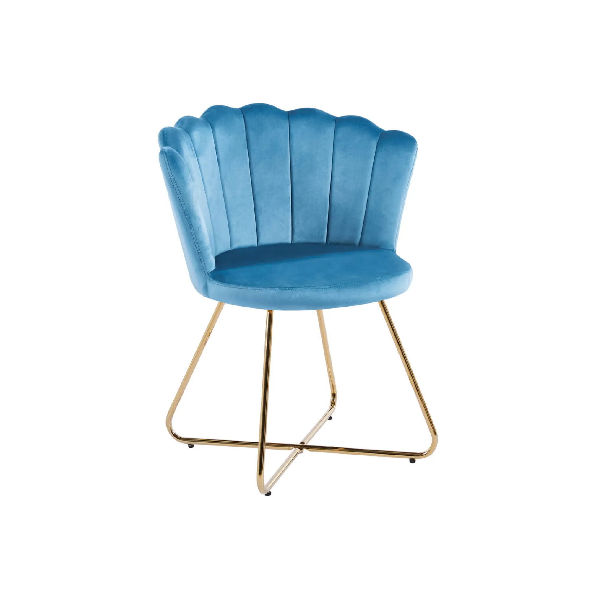 Eetkamerstoelen^Huisenthuis Stoel Chanelle – Set van 2 Blauw