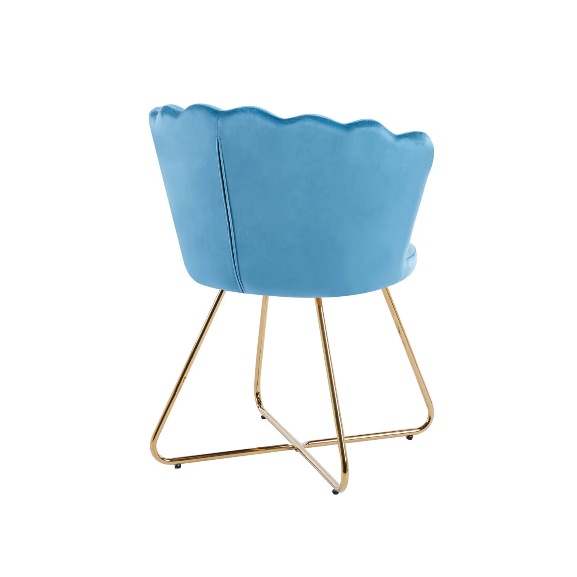 Eetkamerstoelen^Huisenthuis Stoel Chanelle – Set van 2 Blauw