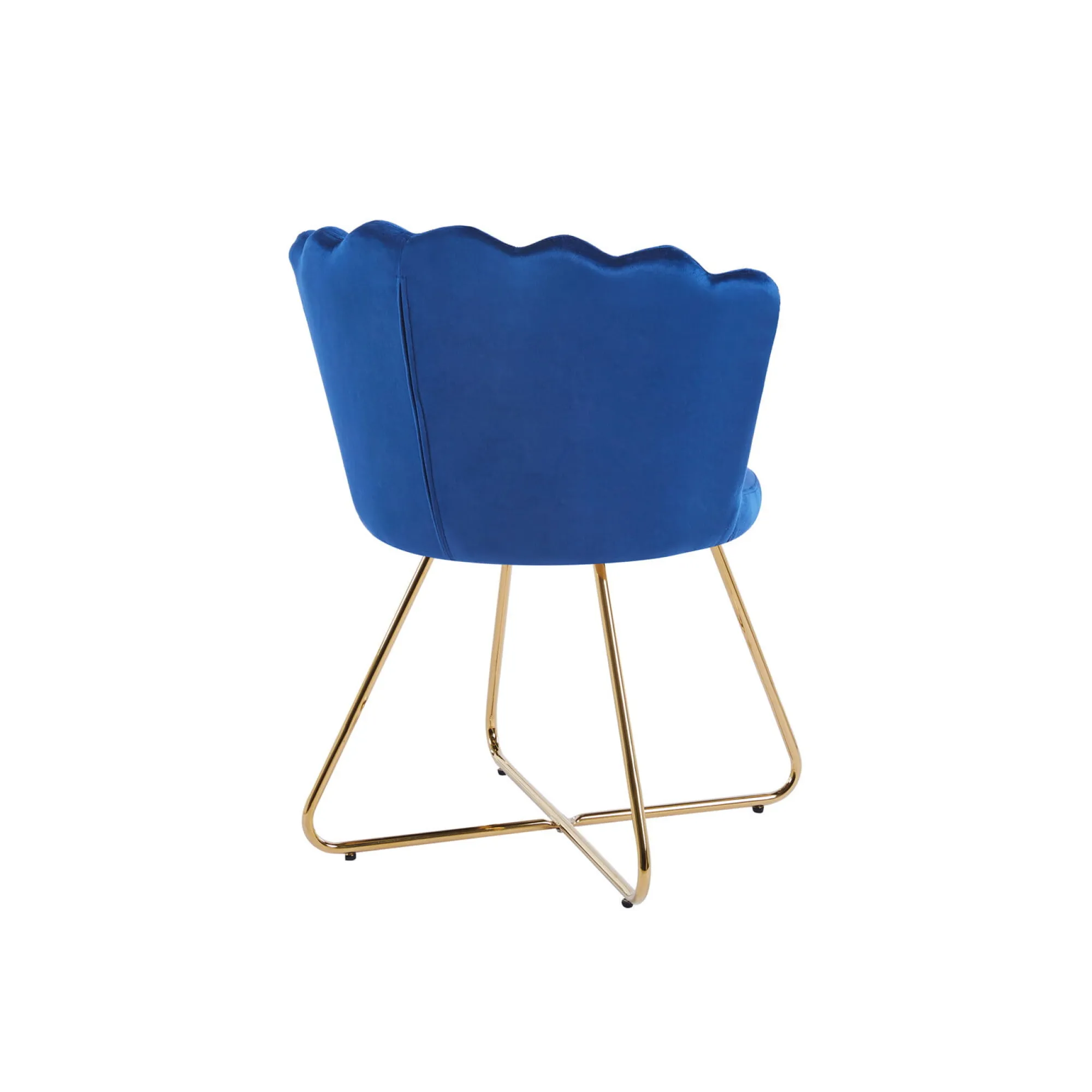 Eetkamerstoelen^Huisenthuis Stoel Chanelle – Set van 2 Donkerblauw