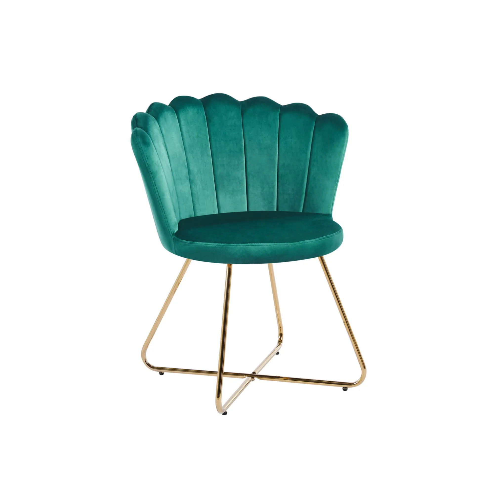 Eetkamerstoelen^Huisenthuis Stoel Chanelle – Set van 2 Groen