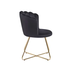 Eetkamerstoelen^Huisenthuis Stoel Chanelle – Set van 2 Zwart