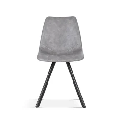 Eetkamerstoelen^Huisenthuis Stoel Collin – Set van 2 Grijs