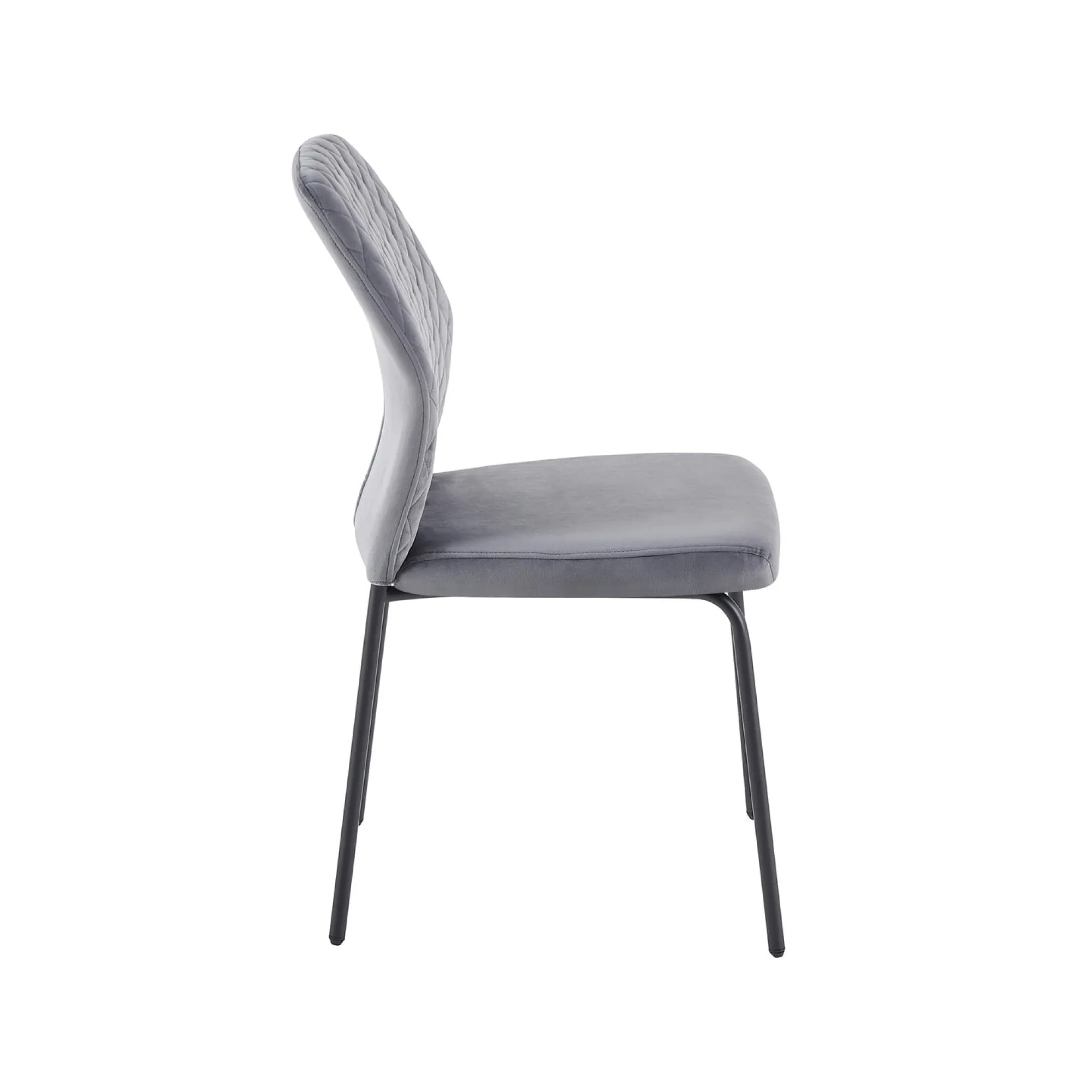Eetkamerstoelen^Huisenthuis Stoel Dagmar – Set van 2 Grijs