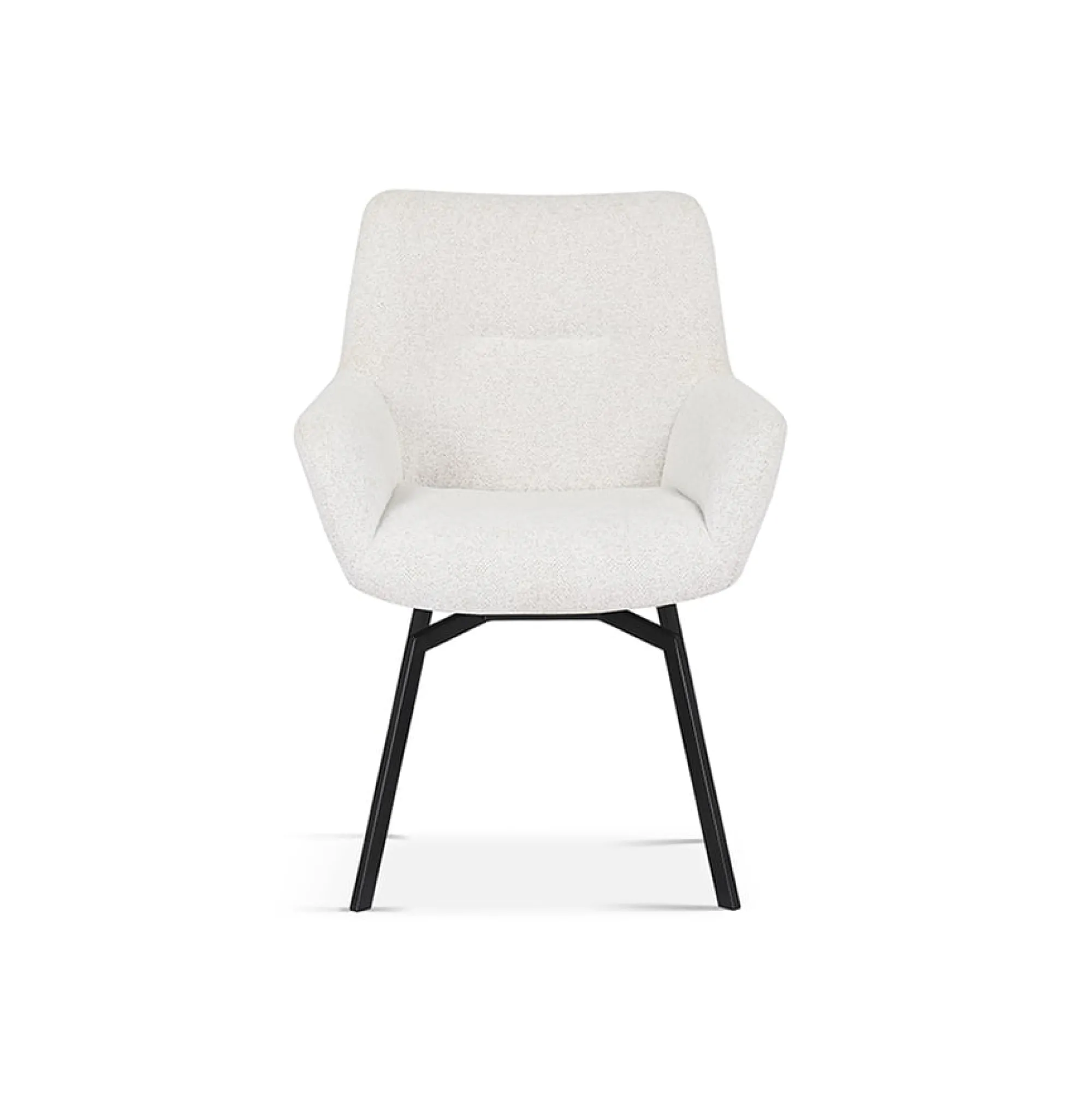 Eetkamerstoelen^Huisenthuis Stoel Denise Teddy Ecru