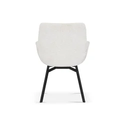 Eetkamerstoelen^Huisenthuis Stoel Denise Teddy Ecru