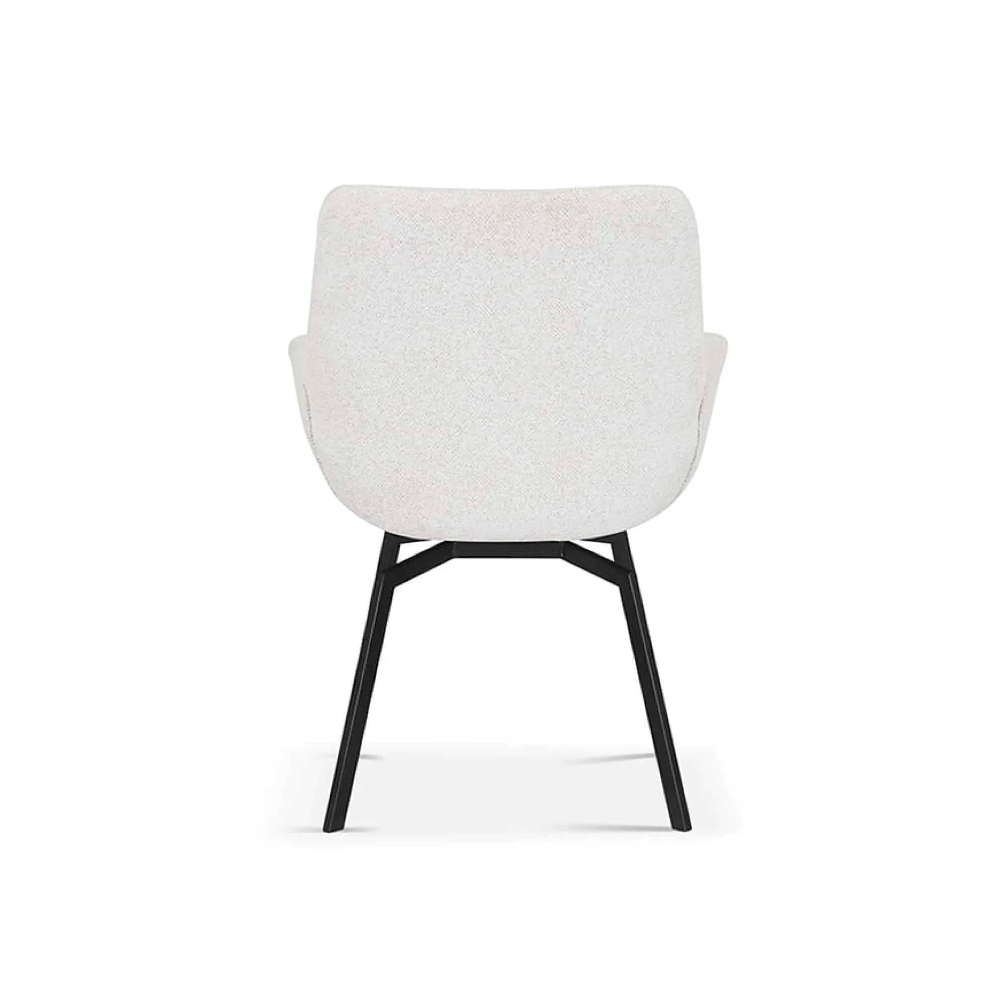 Eetkamerstoelen^Huisenthuis Stoel Denise Teddy Ecru