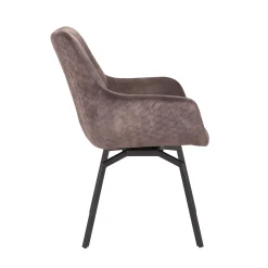 Eetkamerstoelen^Huisenthuis Stoel Denise Taupe