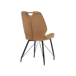 Eetkamerstoelen^Huisenthuis Stoel Dionne Cognac – Set van 4