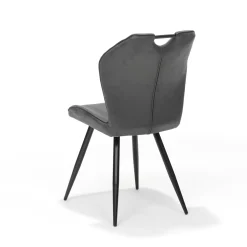 Eetkamerstoelen^Huisenthuis Stoel Floris – Set van 4 Antraciet