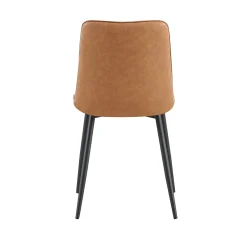 Eetkamerstoelen^Huisenthuis Stoel Fons Cognac – Set van 4