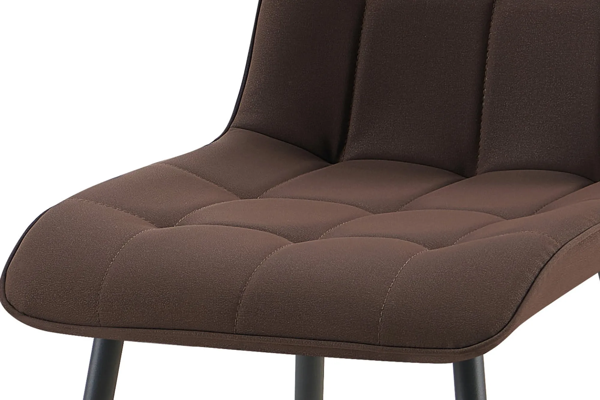 Eetkamerstoelen^Huisenthuis Stoel Fons Donkerbruin – Set van 4