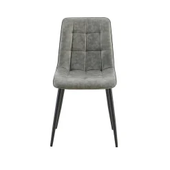 Eetkamerstoelen^Huisenthuis Stoel Fons Grijs – Set van 4