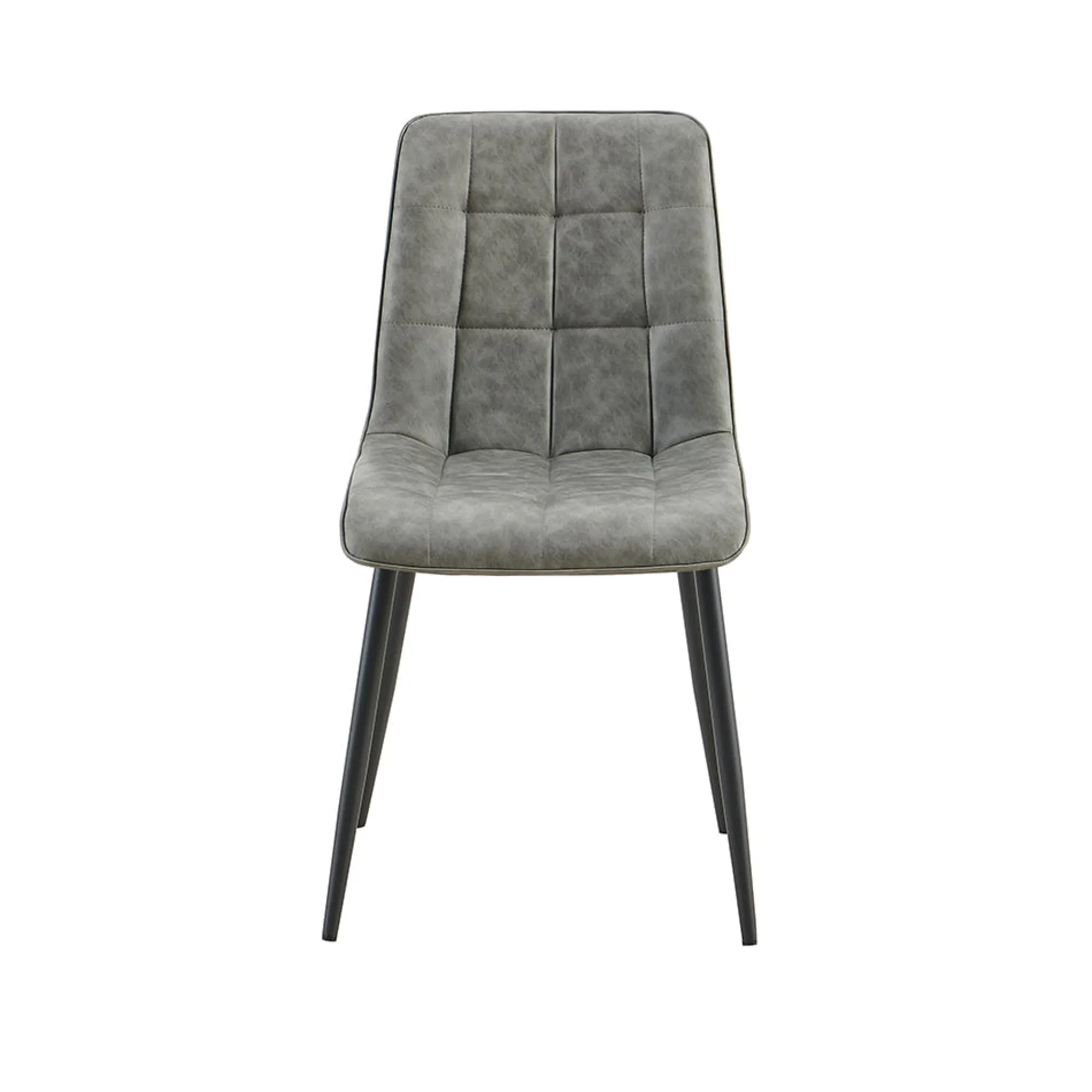 Eetkamerstoelen^Huisenthuis Stoel Fons Grijs – Set van 4