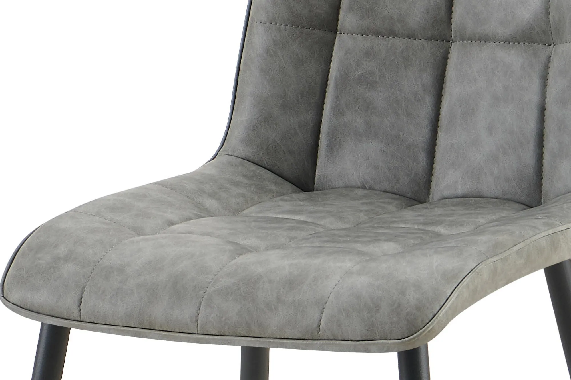 Eetkamerstoelen^Huisenthuis Stoel Fons Grijs – Set van 4