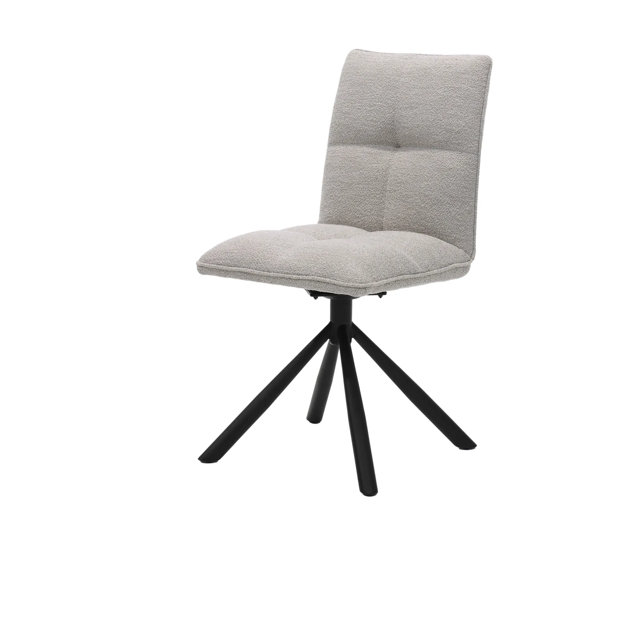 Eetkamerstoelen^Huisenthuis Stoel Gilles Naturel Stof – Set van 4 Beige