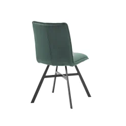 Eetkamerstoelen^Huisenthuis Stoel Gio Velours – Set van 4 Groen